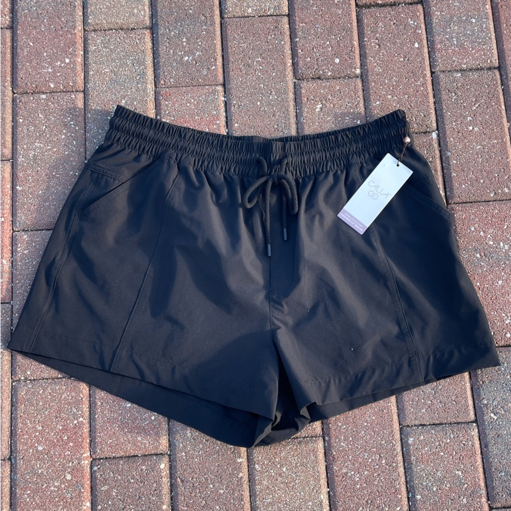 CALIA Women's High Waisted Swim Utility Board Short Large - Picture 5 of 11
